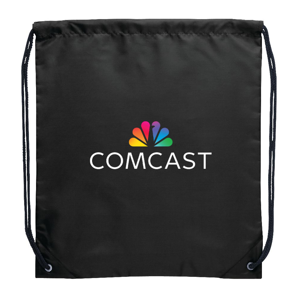 Comcast Polyester Drawstring Bag