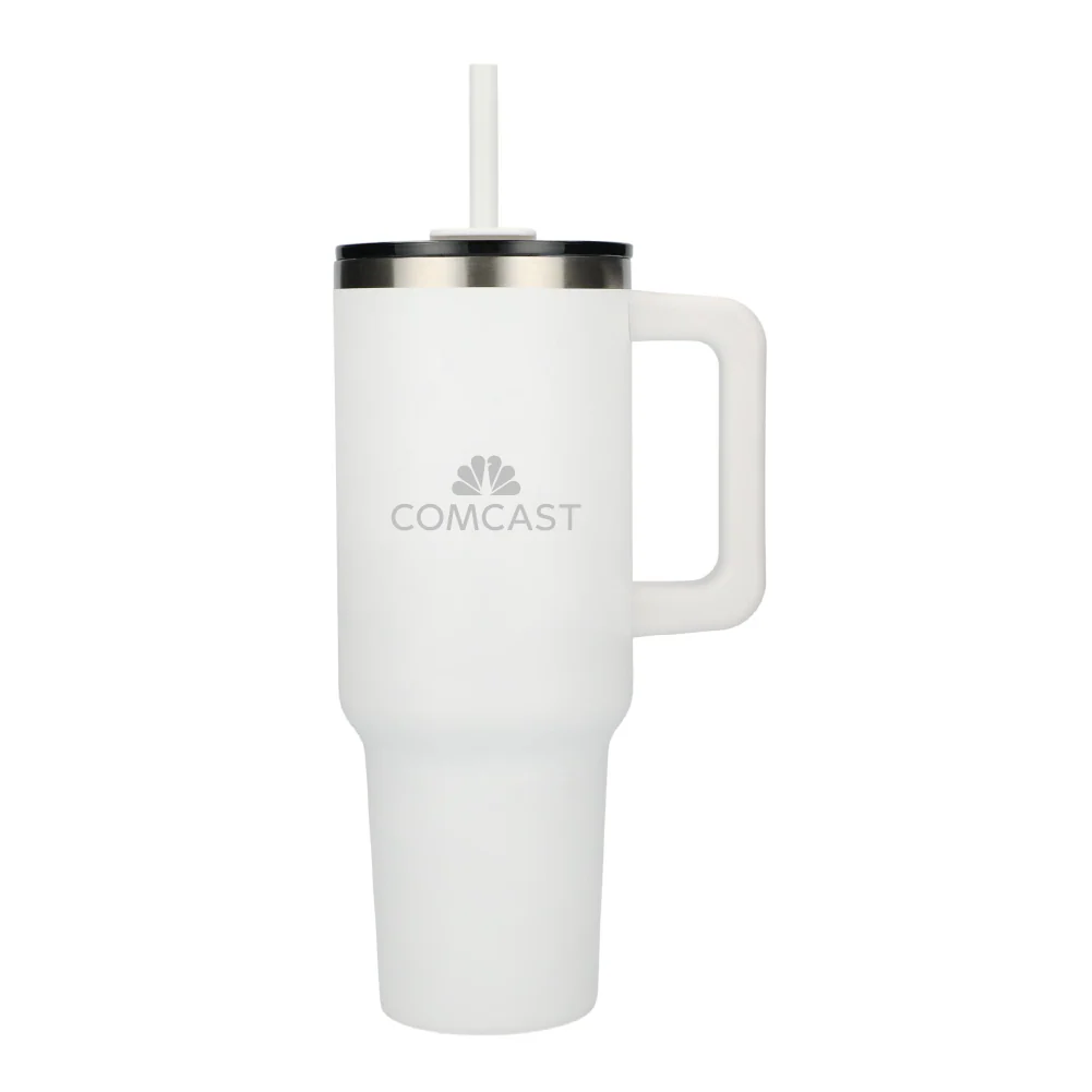Comcast Pinnacle 40 oz Vacuum Tumbler w/ Straw