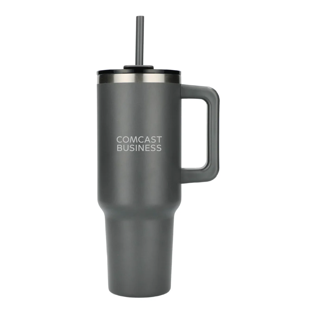 Comcast Business Pinnacle 40 oz Vacuum Tumbler w/ Straw
