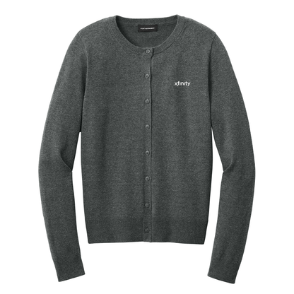 Women's Easy Care XFinity Crewneck Cardigan Sweater