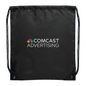Comcast Advertising Polyester Drawstring Bag