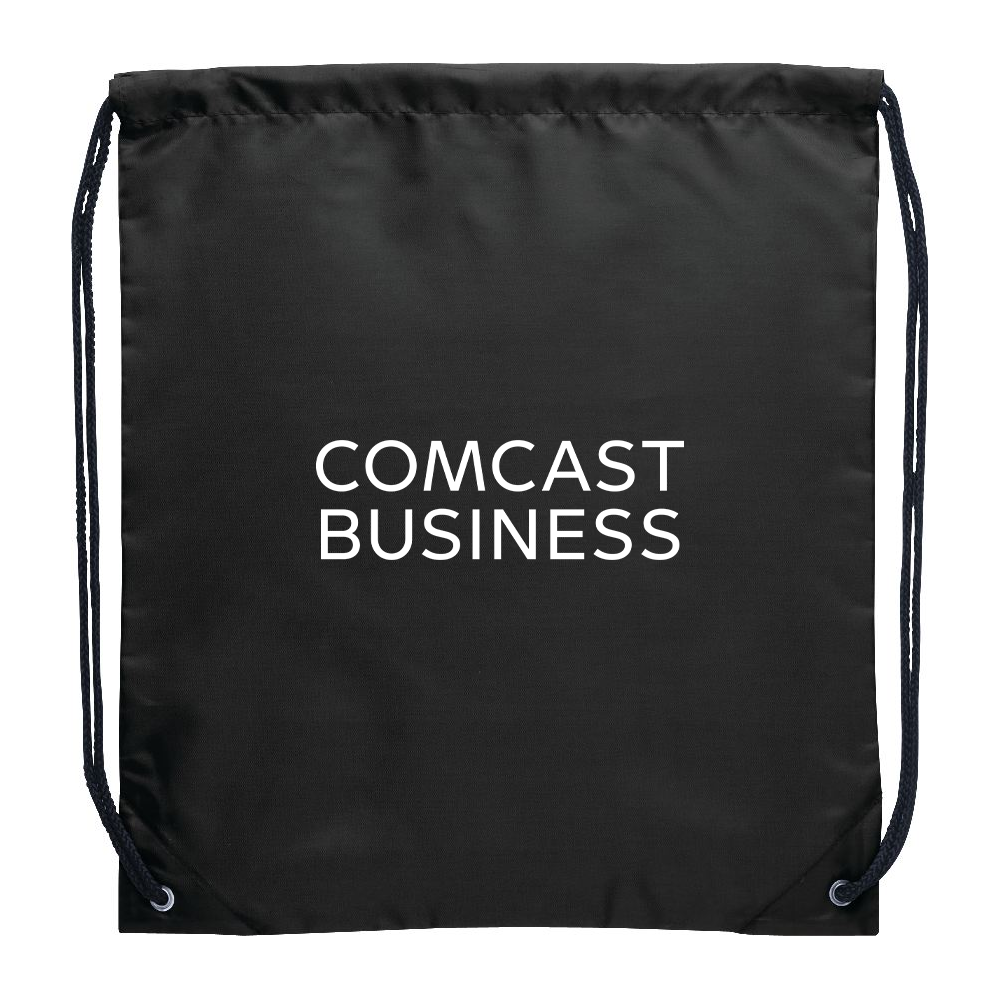 Comcast Business Polyester Drawstring Bag