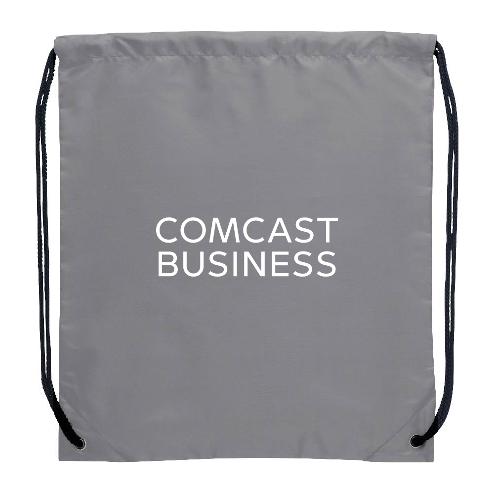 Comcast Business Polyester Drawstring Bag