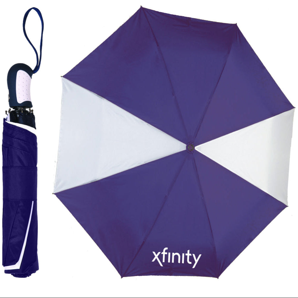 Xfinity Two-Tone Folding Umbrella